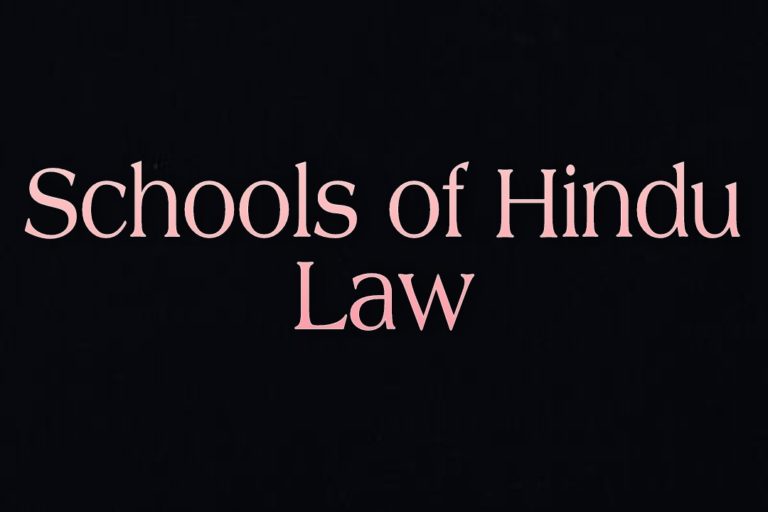 Schools Of Hindu Law 768x512 